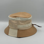 Halo'd Tan/Brown bucket hat