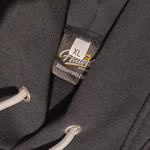 Halo'd Apparel Hoodie brand tag
