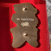 Mr. Kixx - Halo'd Sneakerhead Pin Reverse side