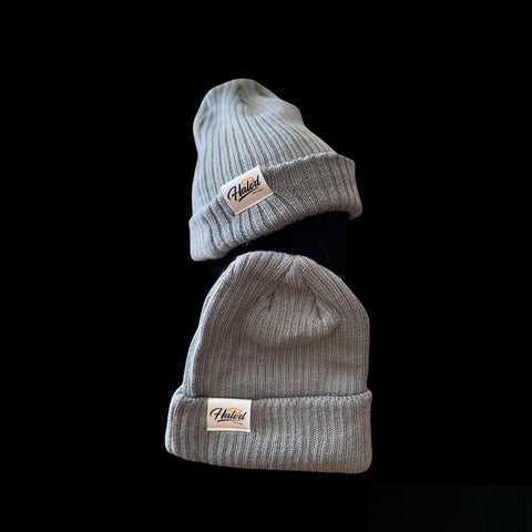 Halo'd "Cool Grey" Beanies
